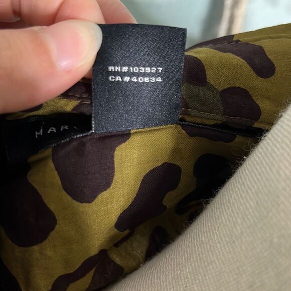 Marc by Marc Jacobs Mens Casual Button Down Shirt Pantherl Print Green Small - Picture 11 of 11